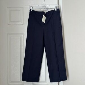Brand New Boden Richmond Wide Leg Crop Navy Pants US Size 4R New with tags